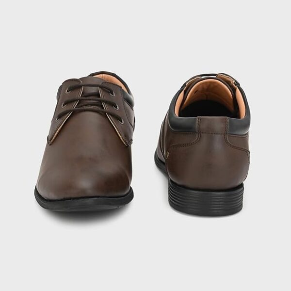 Men's Formal Classic Derby Lace-Up Formal Shoes for Office, Party,Wedding | Dress Shoes | Extra Cushioning Insole | Lightweight & Comfortable - Image 6
