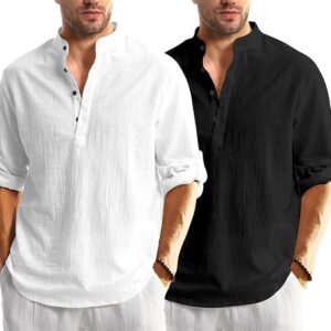 Men's Solid Regular Fit Dress Shirt