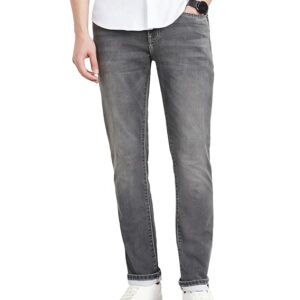 Men's Slim Fit Stretchable Jeans | Casual Denim | Cotton Stretch | Fashion Shades of Black & Blue (Available in Plus Size)